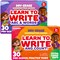 QUOKKA 2X Set Busy Book Handwriting Practice for Kids - Learn to Write for Toddlers Age 3 4 5 - | 24 Tasks | 4 Dry Erase Markers | Pre K ABC Letter Tracing | - Homeschool Preschool Learning Activities